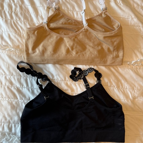 “Strap-its” changeable strap Bras, One Size, Black & Neutral, w/3 pair straps - Picture 5 of 7